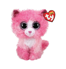 Ty Beanie Boos Peluş Pembe Kırpık Kedi Reagan 15 cm