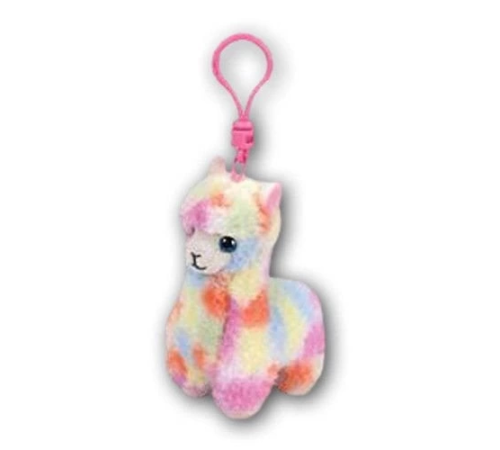 Ty Beanie Boos Peluş Renkli Lama Anahtarlık Lola Ty Beanie Boos Peluş Renkli Lama Anahtarlık Lola