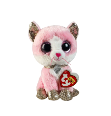 TY Beanie Boos Pembe Peluş Kedi Fiona 16 cm