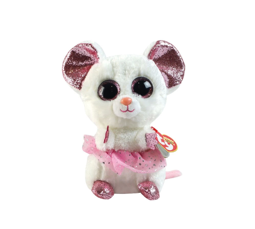 TY Beanie Boos Tütülü Peluş Fare Nina 17 cm TY Beanie Boos Tütülü Peluş Fare Nina 17 cm