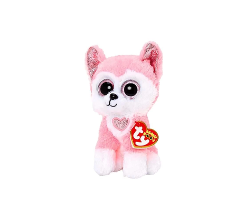 TY Beanie Hunk Husky Pink Reg TY Beanie Hunk Husky Pink Reg