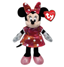 TY Sparkle Sesli Peluş Minnie Mouse Rainbow 21 cm