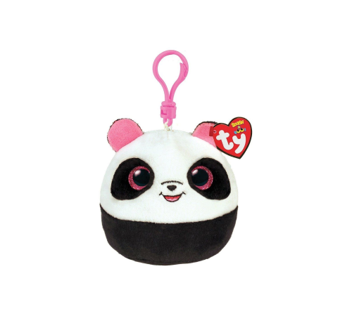 Ty Squishy Beanies Peluş Panda Anahtarlık Bamboo