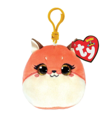 Ty Squishy Beanies Peluş Tilki Anahtarlık Roxie