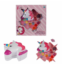 Unicorn Şekilli 3 Katlı Makyaj Güzellik Seti