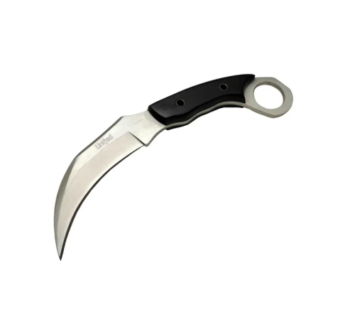 United Claw Cutter Karambit UK 1 Siyah Outdoor Bıçak 17cm - Kılıflı, Plastik Sap United Claw Cutter Karambit UK 1 Siyah Outdoor Bıçak 17cm - Kılıflı, Plastik Sap