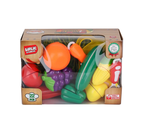 URT007-KUTU-2AB 22 PCS KESİLEBİLİEN SEBZE MEYVELER URT007-KUTU-2AB 22 PCS KESİLEBİLİEN SEBZE MEYVELER