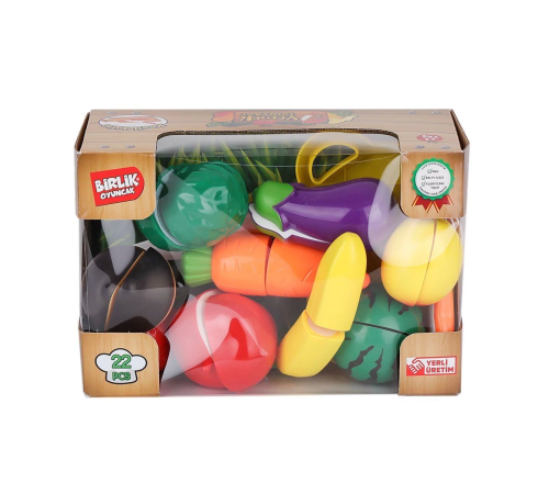 URT007-KUTU-2AB 22 PCS KESİLEBİLİEN SEBZE MEYVELER URT007-KUTU-2AB 22 PCS KESİLEBİLİEN SEBZE MEYVELER