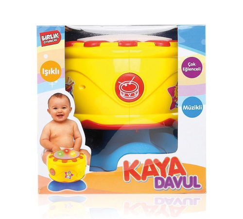 URT009-01 Müzikli ve Işıklı Kaya Davul -Birliktoys URT009-01 Müzikli ve Işıklı Kaya Davul -Birliktoys