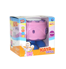 URT009-02 Pilli Işıklı Kaya Davul Pembe / +18 ay