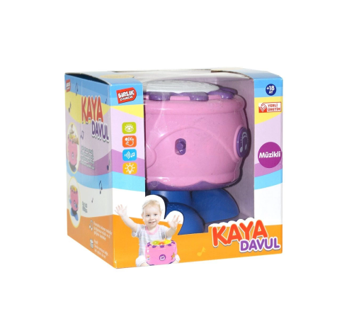 URT009-02 Pilli Işıklı Kaya Davul Pembe / +18 ay URT009-02 Pilli Işıklı Kaya Davul Pembe / +18 ay