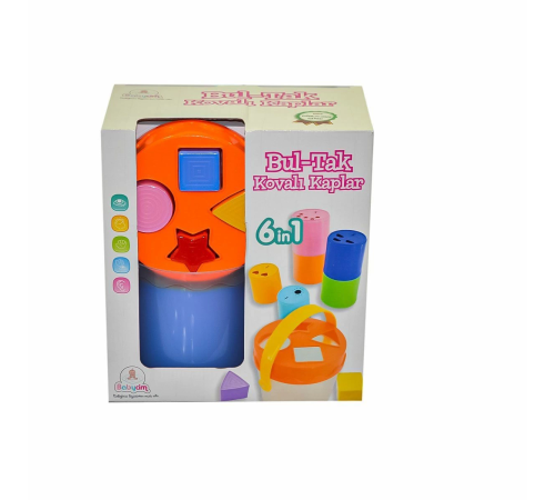 URT026-001 İç İçe Kaplar Jumbo - Birlik Toys