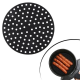 BX Renkli Isıya Dayanıklı Yıkanılabilir Silikon Fırın Ve Airfryer Yuvarlak Pişirme Matı 20 Cm