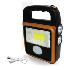 BX Taşınabilir 4 Farklı Fonksiyonlu Güneş Enerjili ve USB ile Şarj Olabilen Portatif Led Işıldak HS-8020