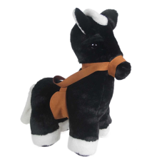 Uyku Arkadaşı Peluş Eşek Siyah 45 cm