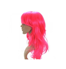 Uzun Peruk Saç - Pembe (336336)