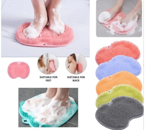 Vantuzlu Banyo Sırt Fırçası ve Masaj Matı Vantuzlu Banyo Sırt Fırçası ve Masaj Matı