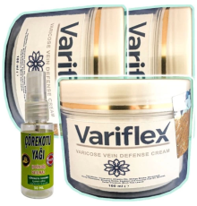 Variflex Bacak Bakımı Kremi 100 ml x 3 adet + Çörek Otu Yağı 30 ml