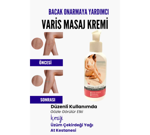 Var.is Bölgesi Için Bacak Onarmaya Yardımcı Ve Besleyici Varison Masaj Kremi 100 ml Var.is Bölgesi Için Bacak Onarmaya Yardımcı Ve Besleyici Varison Masaj Kremi 100 ml