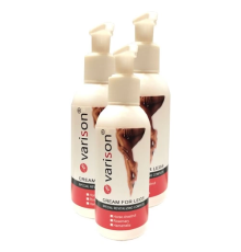 Varison Varicose Vein Defense Cream ,,diz,bacak Bakım Kremi 120 ml 3 Adet