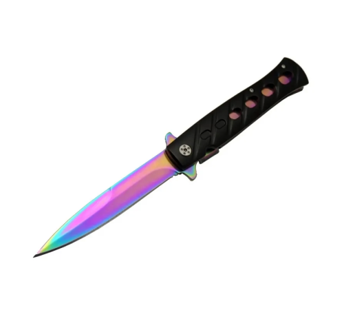 Venom K033 Gökkuşağı Kamp Çakı 23cm- Yarı Otomatik, Kemerlikli Venom K033 Gökkuşağı Kamp Çakı 23cm- Yarı Otomatik, Kemerlikli