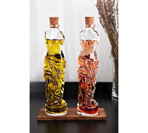 Venüs Yağdanlık - Kadın Figürlü Sirkelik Sosluk 200 ML 2li Set (336336)
