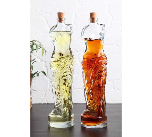 Venüs Yağdanlık - Kadın Figürlü Sirkelik Sosluk 700 ML 2 li Set (336336)