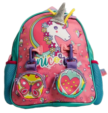 Vest Unicorn Pembe Turkuaz Mini Sırt Çantası