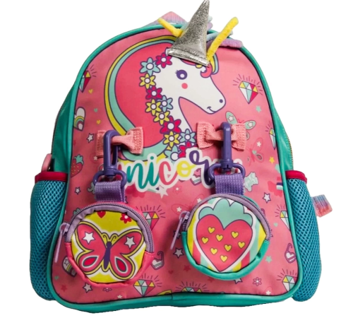 Vest Unicorn Pembe Turkuaz Mini Sırt Çantası Vest Unicorn Pembe Turkuaz Mini Sırt Çantası
