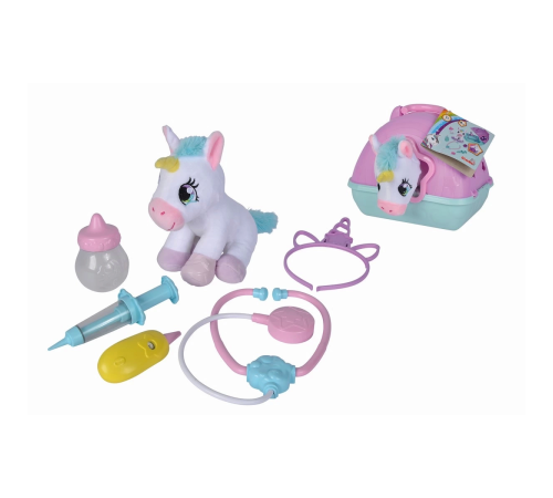 Vet Case with Plush Unicorn