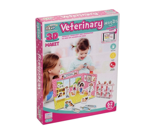 Veteriner Maket 3 Boyutlu Puzzle