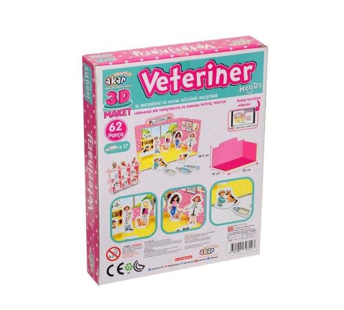 Veteriner Maket 3 Boyutlu Puzzle