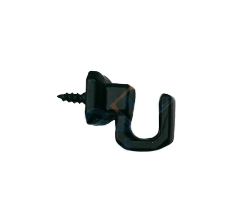 Vidalı Kanca, Askı Küçük - 15x18mm, Siyah - 1 Adet Vidalı Kanca, Askı Küçük - 15x18mm, Siyah - 1 Adet