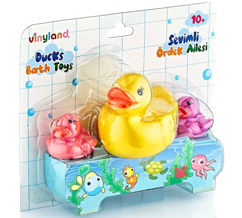Vinyland Vinil Ördek Ailesi Banyo Oyuncakları 661778 Vinyland Vinil Ördek Ailesi Banyo Oyuncakları 661778