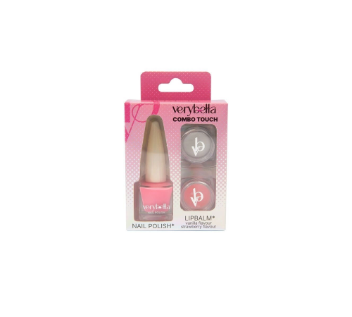 VRB37000 Very Bella - Bakım Seti (2 farklı renk ve aromalı lip gloss+oje)