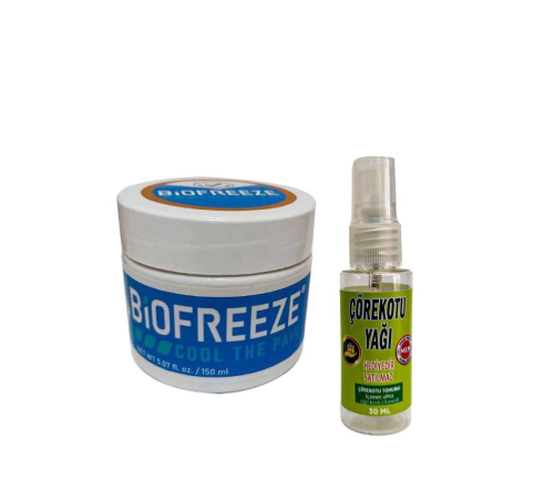 Vücut Sızıları Soğutan Rahatlatıcı Bakım ve Masaj Kremi 150 ml 1 ad+ Çörek Otu Yağı ile 30 ml Vücut Sızıları Soğutan Rahatlatıcı Bakım ve Masaj Kremi 150 ml 1 ad+ Çörek Otu Yağı ile 30 ml