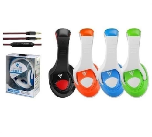 Vykon MQ4440mm Sürücülü Mikrofonlu Bilgisayar Kulaklığı Jak Girişli