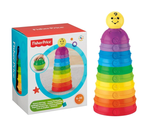 W4472 Fisher-Price® Numaralı Kaplar / Sıralama ve Şekil Ayırma Oyuncakları