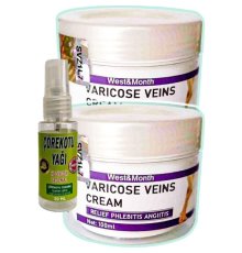 West & Month Varicose Veins Bakım Kremi 100 ml x 2 adet + Çörek Otu Yağı 30 ml