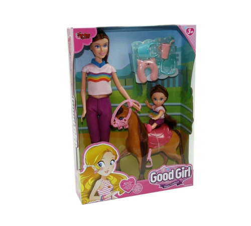 WG-115162 Kutulu 29cm Atlı Kızı ve Anne Bebek