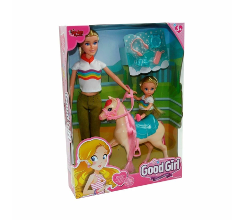 WG-115162 Kutulu 29cm Atlı Kızı ve Anne Bebek