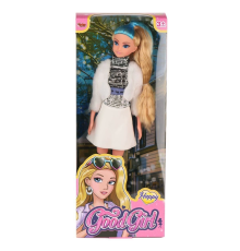 WG-115521  Ceketli Çizmeli Renkli Saçlı Bebek 29 cm -Vardem Oyuncak