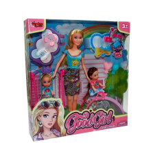 WG-66749 Kutulu 29 cm  2 Çocuklu Parkta Bebek