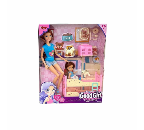 WG-C115112 Kutulu 29cm Aksesuarlı Ranzalı Bebek