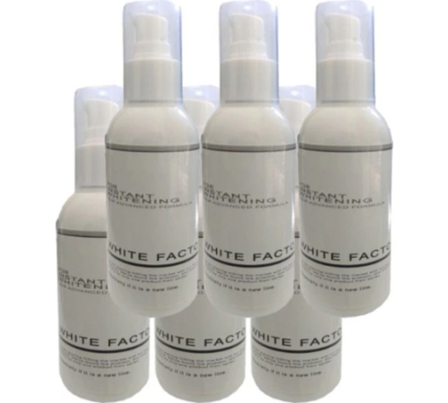 White Factor 6 Tane White Factor For Instant Whitening Beyazlatıcı  Açıcı 120 ml Krem / 6X120 ml Krem SNMYN106