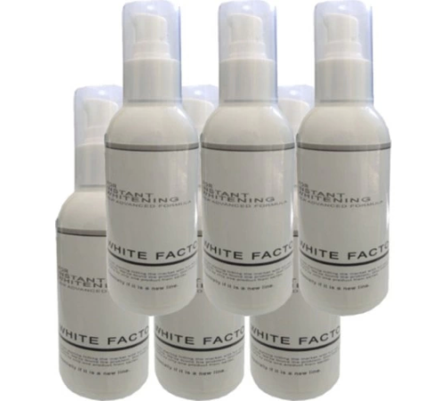 White Factor 6 Tane White Factor For Instant Whitening Beyazlatıcı Açıcı 120 ml Krem / 6X120 ml Krem ANMYN106 White Factor 6 Tane White Factor For Instant Whitening Beyazlatıcı Açıcı 120 ml Krem / 6X120 ml Krem ANMYN106