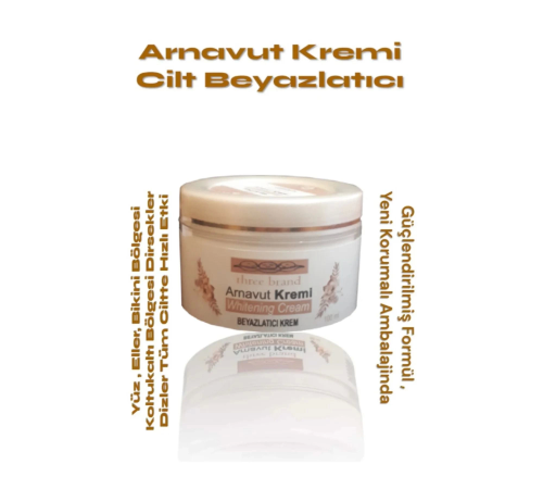 Whitening Cream Arnavut Kremi ,aklık, Beyazlatıcı Krem 100 ml X 3 Adet Whitening Cream Arnavut Kremi ,aklık, Beyazlatıcı Krem 100 ml X 3 Adet