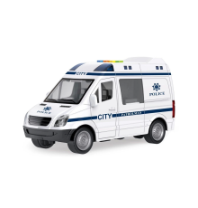 WY590E-F 1:16 Sürtmeli Sesli Işıklı Ambulans / Polis Arabası - 1 adet stokta olan gönderilir