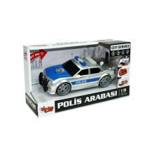 WY620A-B 1:16 Sürtmeli Sesli Işıklı Polis Arabası