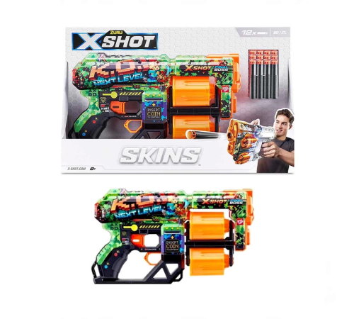X-Shot Excel Skins Dread Blaster 12 Dartlı